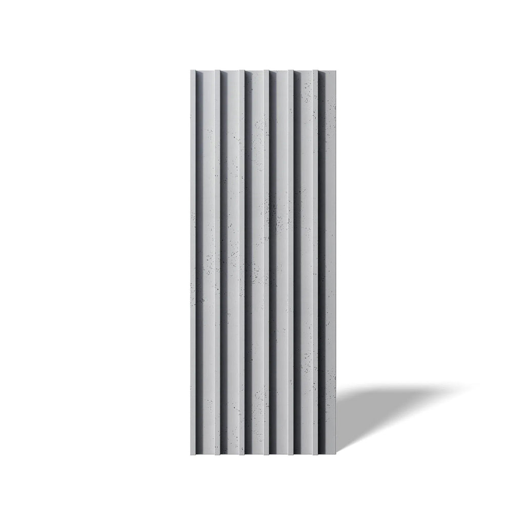3D Concrete Wall Panel RIFT L  on a white background | DecorMania UK