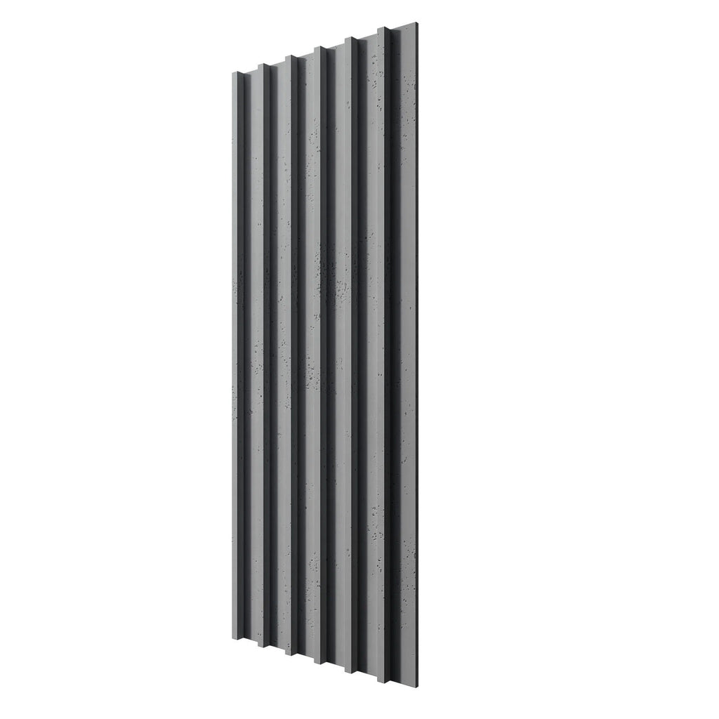 3D Concrete Wall Panel RIFT L  on a white background | DecorMania UK