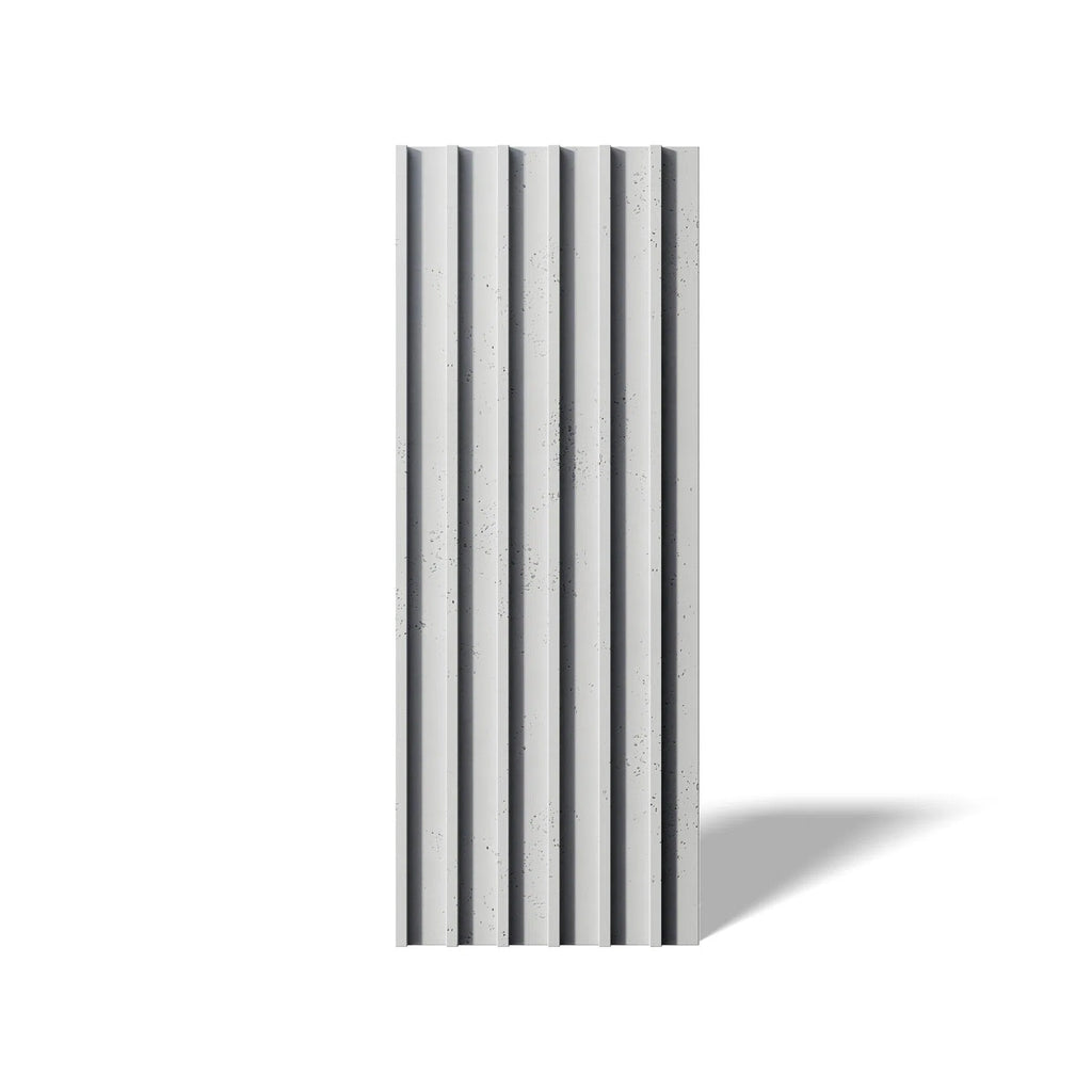 3D Concrete Wall Panel RIFT L  on a white background | DecorMania UK