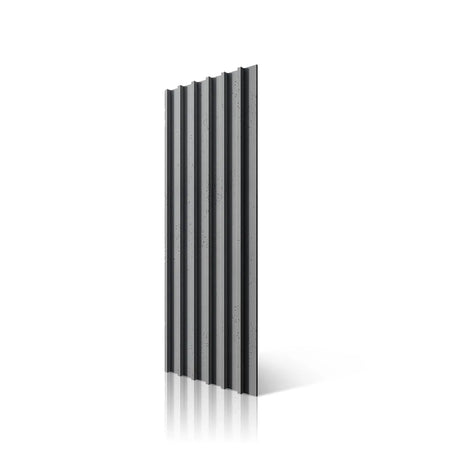 3D Concrete Wall Panels RIFT L on white background DecorMania UK