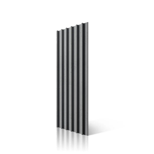 3D Concrete Wall Panels RIFT L on white background DecorMania UK