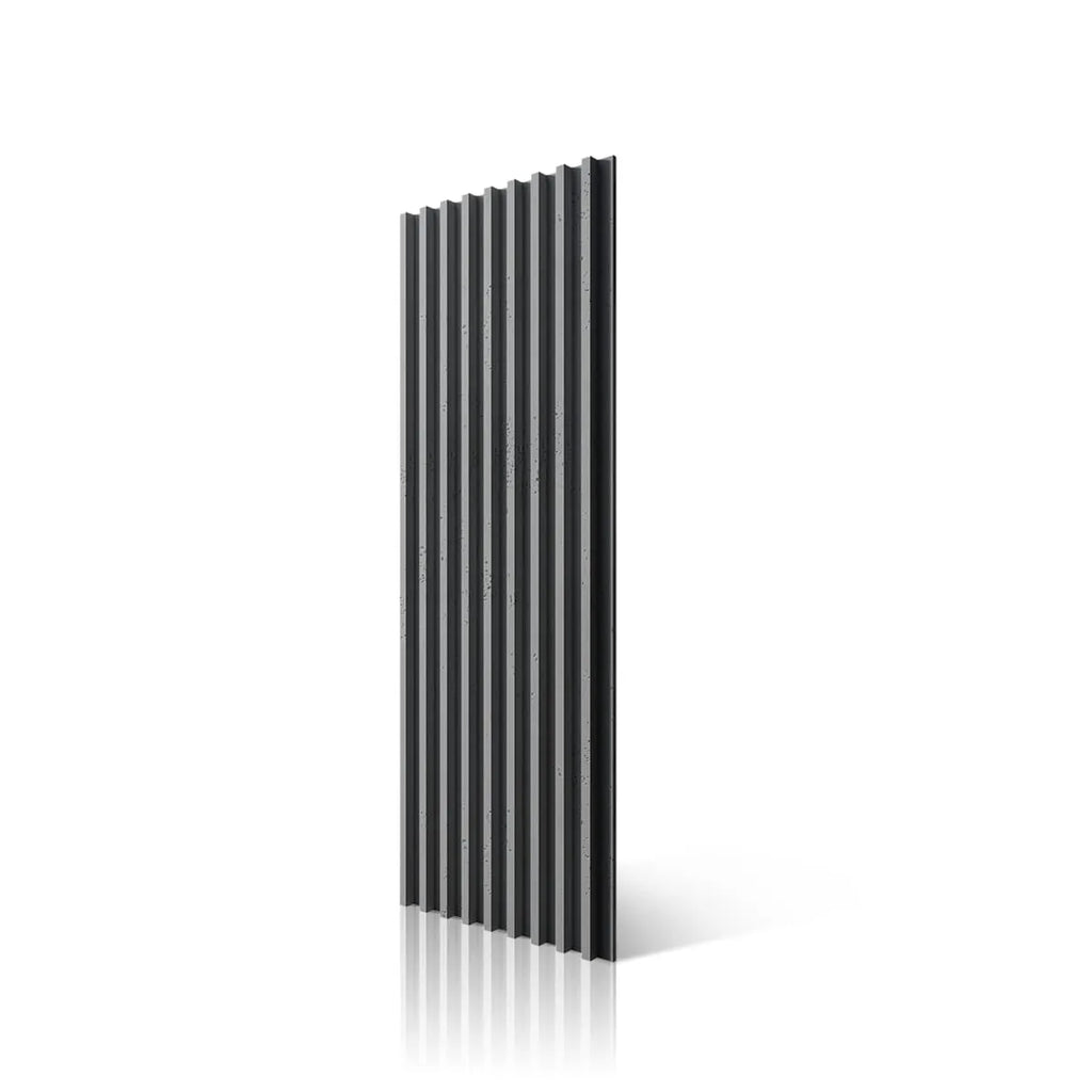 3D Concrete Wall Panel RIFT M on a white background | DecorMania UK