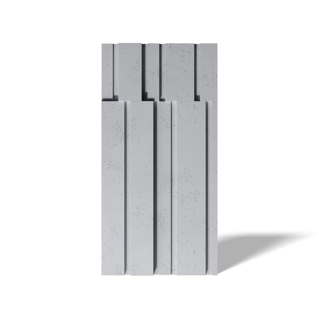 3D Concrete Wall Panel ROOFTOPS on a white background | DecorMania UK