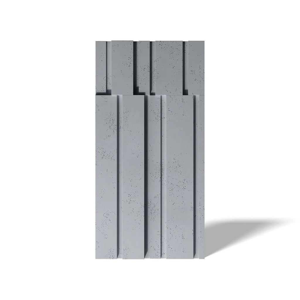 3D Concrete Wall Panel ROOFTOPS on a white background | DecorMania UK