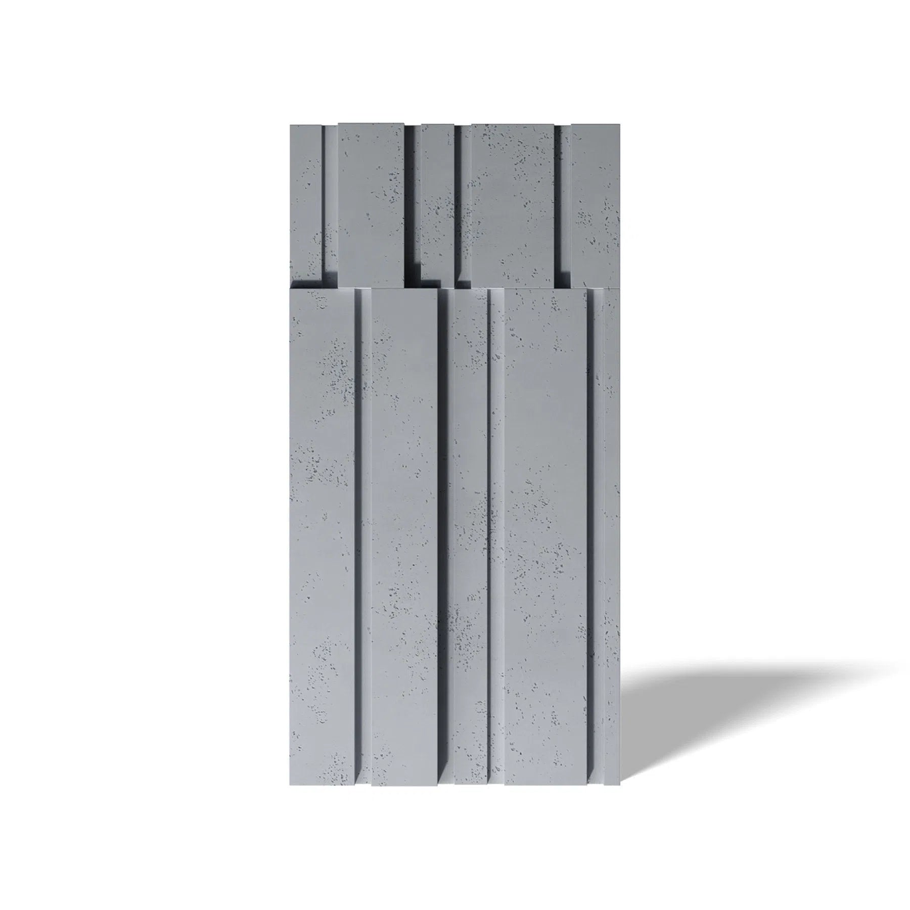 3D Concrete Wall Panel ROOFTOPS on a white background | DecorMania UK