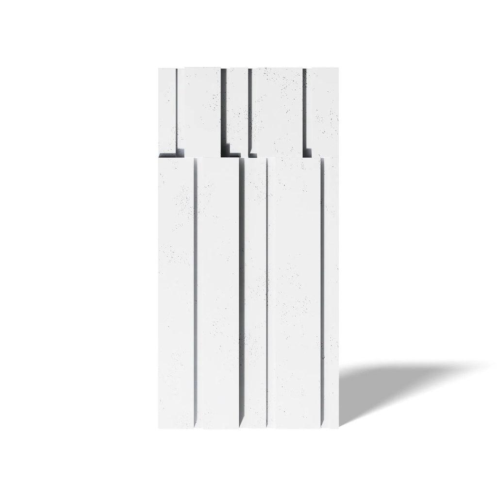 3D Concrete Wall Panel ROOFTOPS on a white background | DecorMania UK