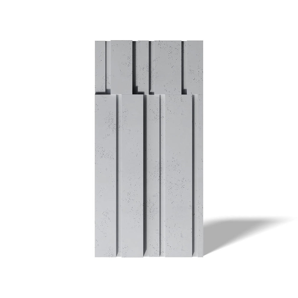3D Concrete Wall Panel ROOFTOPS on a white background | DecorMania UK