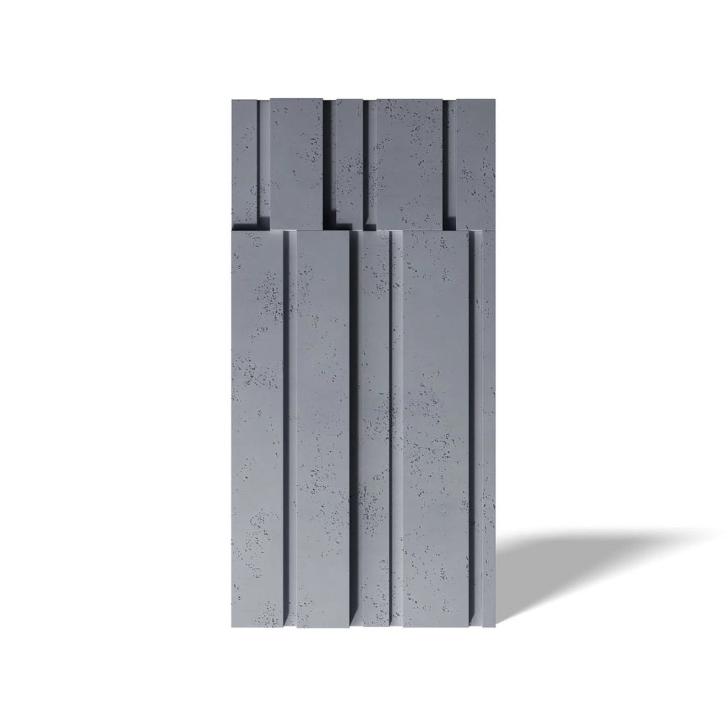 3D Concrete Wall Panel ROOFTOPS on a white background | DecorMania UK