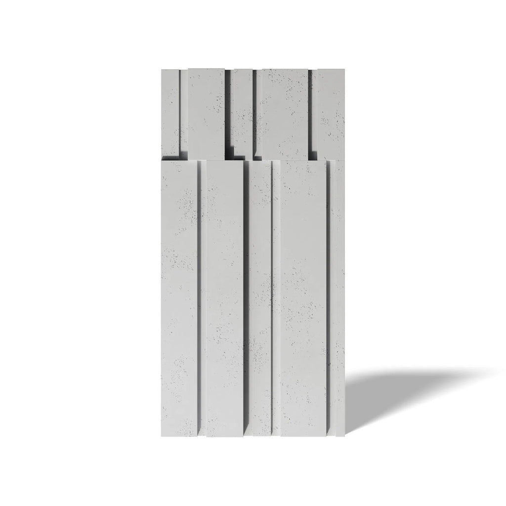 3D Concrete Wall Panel ROOFTOPS on a white background | DecorMania UK