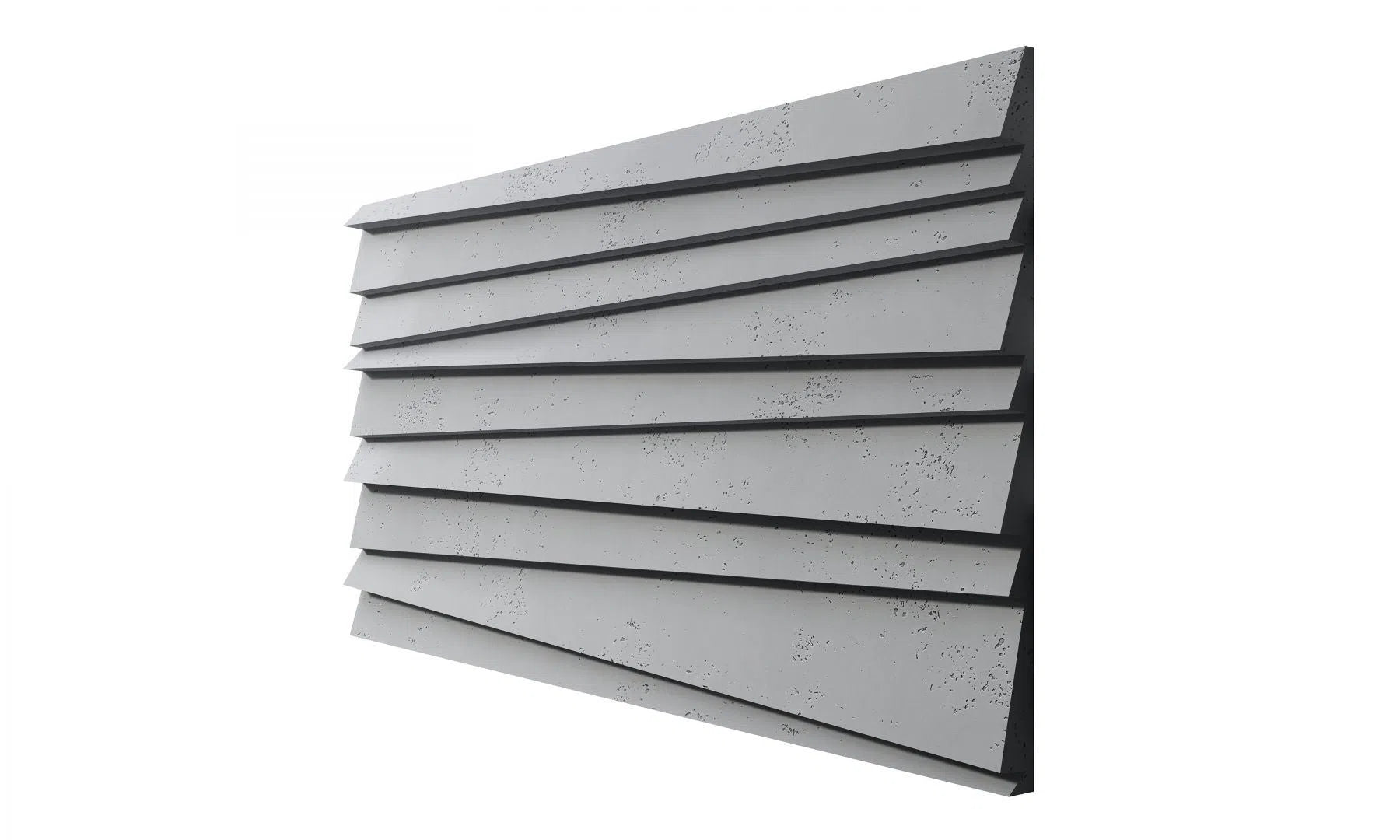 3D Concrete Wall Panel SHUTTERS on a white background | DecorMania UK