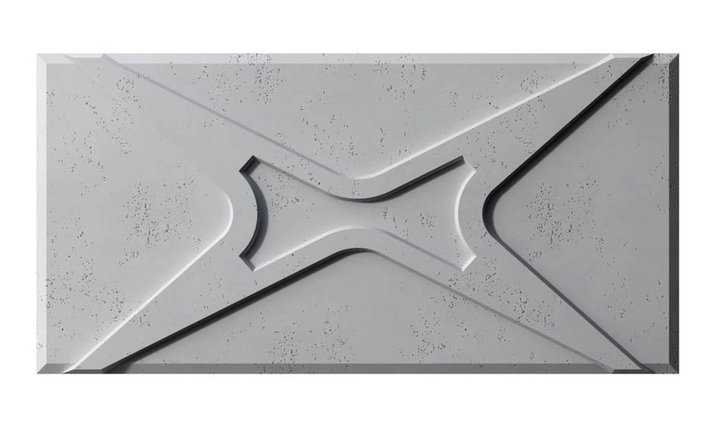 3D Concrete Wall Panel STARS on a white background | DecorMania UK