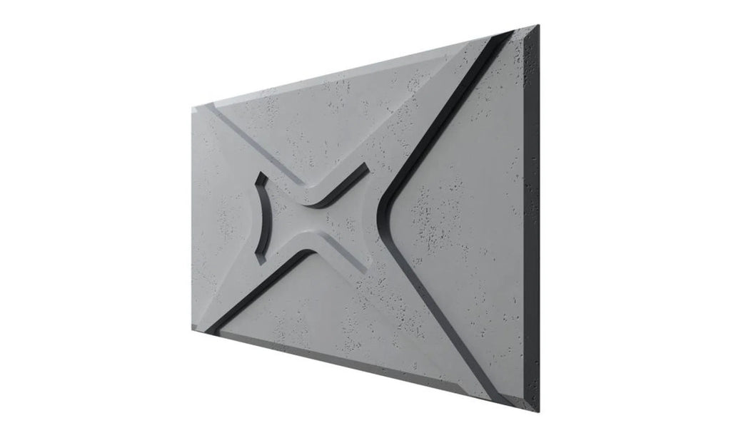 3D Concrete Wall Panel STARS on a white background | DecorMania UK