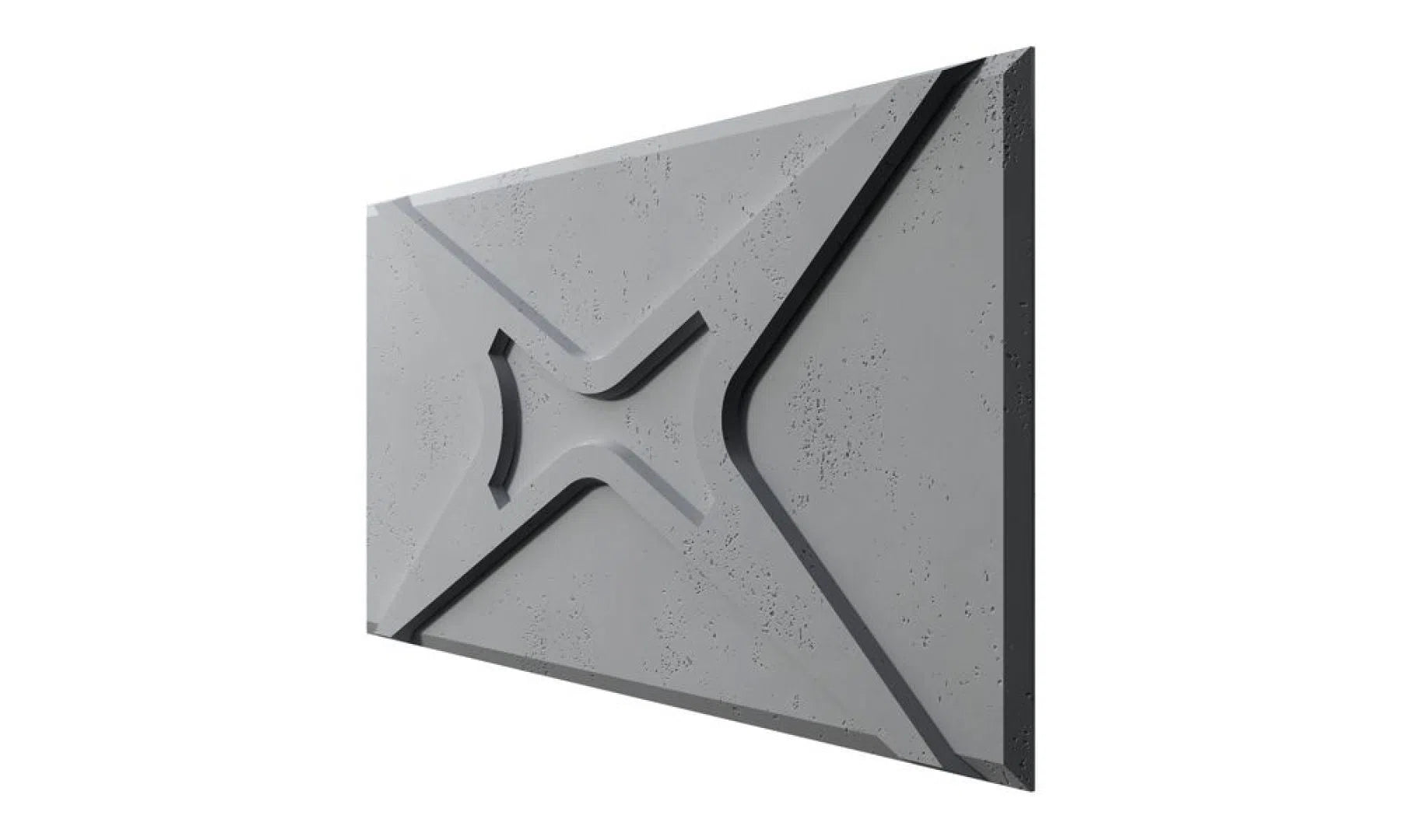 3D Concrete Wall Panel STARS on a white background | DecorMania UK