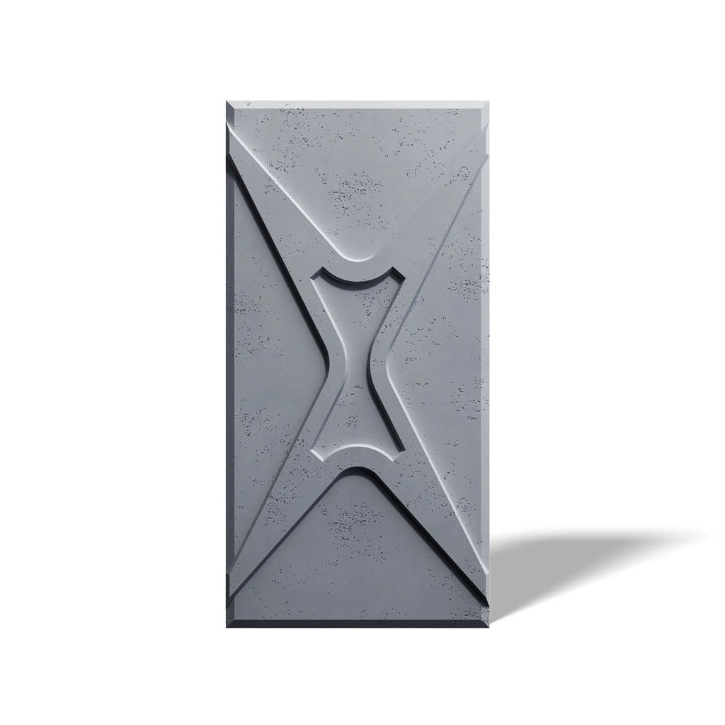3D Concrete Wall Panel STARS on a white background | DecorMania UK