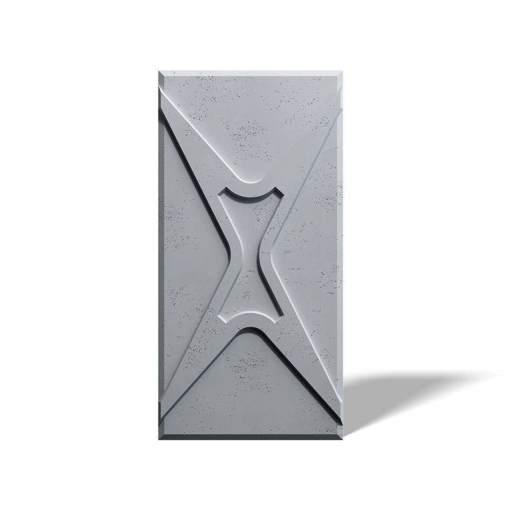 3D Concrete Wall Panel STARS on a white background | DecorMania UK