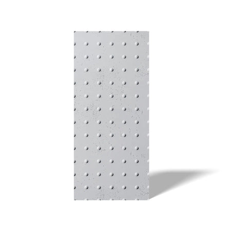 3D Concrete Wall Panel STEEL DOTS on a white background | DecorMania UK