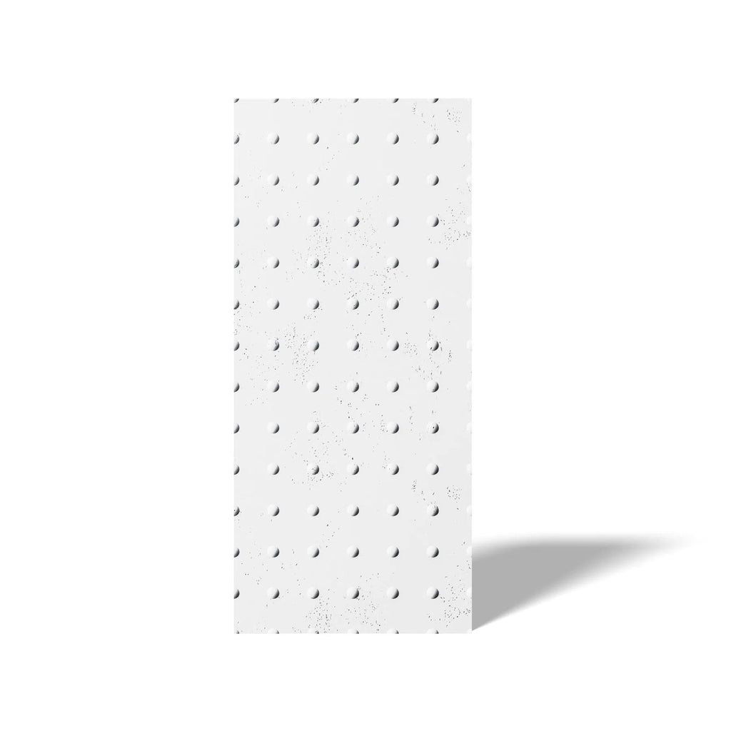 3D Concrete Wall Panel STEEL DOTS on a white background | DecorMania UK