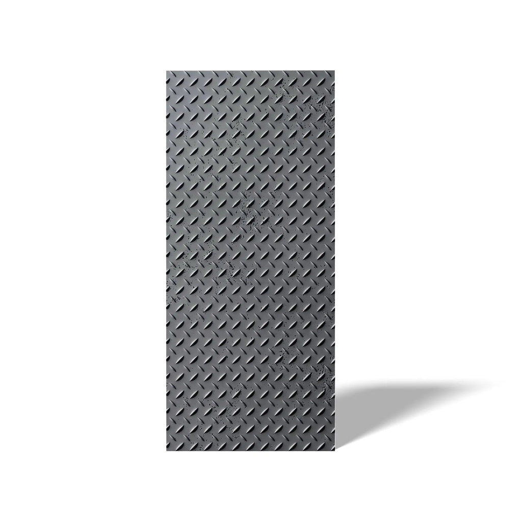 3D Concrete Wall Panel STEEL SHEET on a white background | DecorMania UK