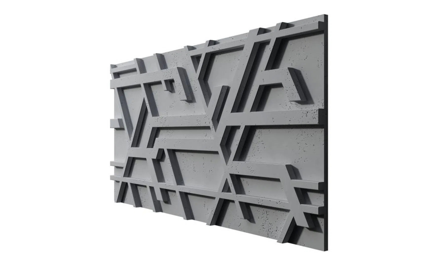 3D Concrete Wall Panel STELLAR on a white background | DecorMania UK