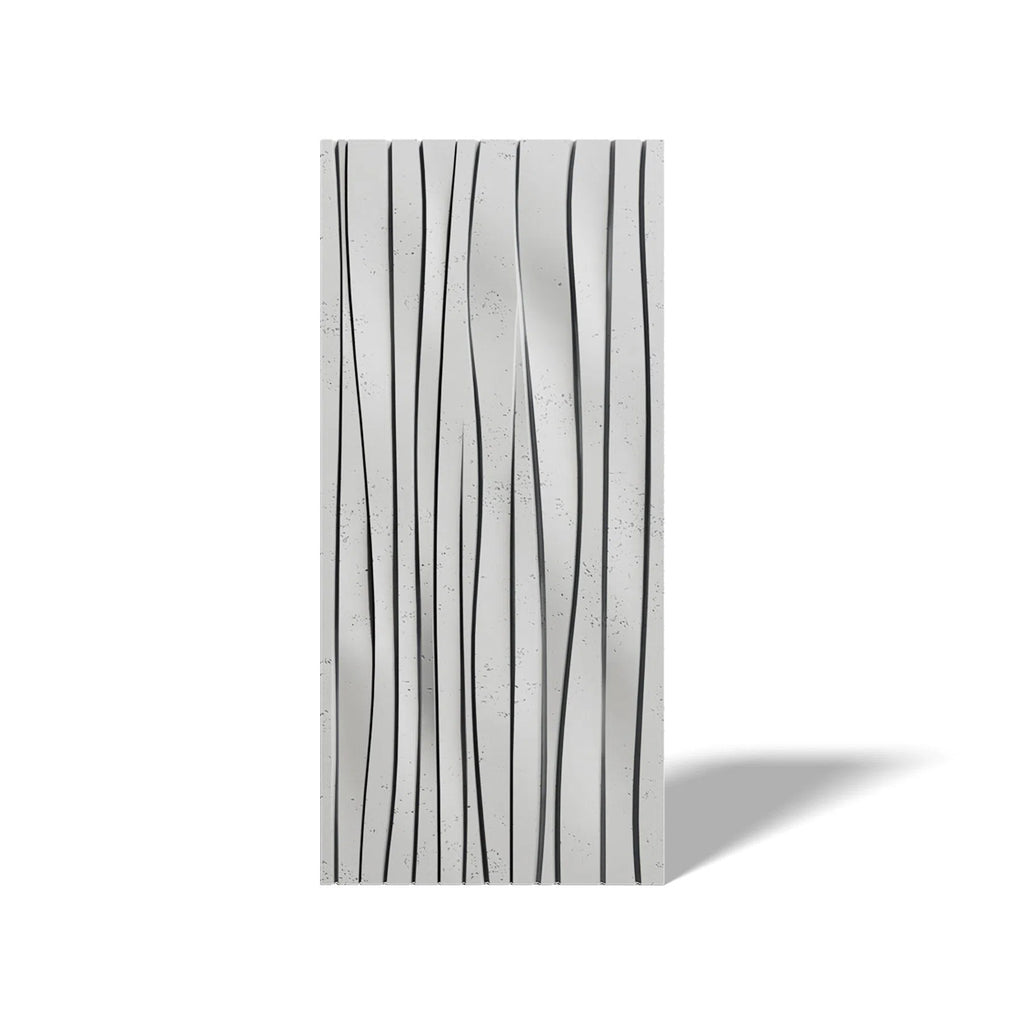 3D Concrete Wall Panel WAVES on white background | DecorMania UK