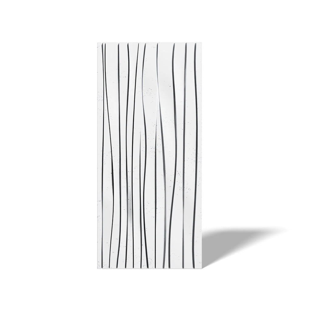 3D Concrete Wall Panel WAVES on white background | DecorMania UK