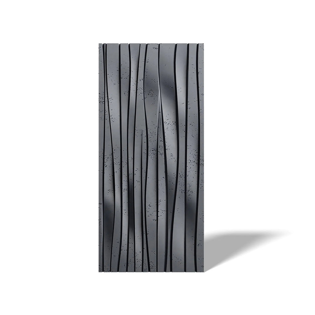 3D Concrete Wall Panel WAVES on a white background | DecorMania UK