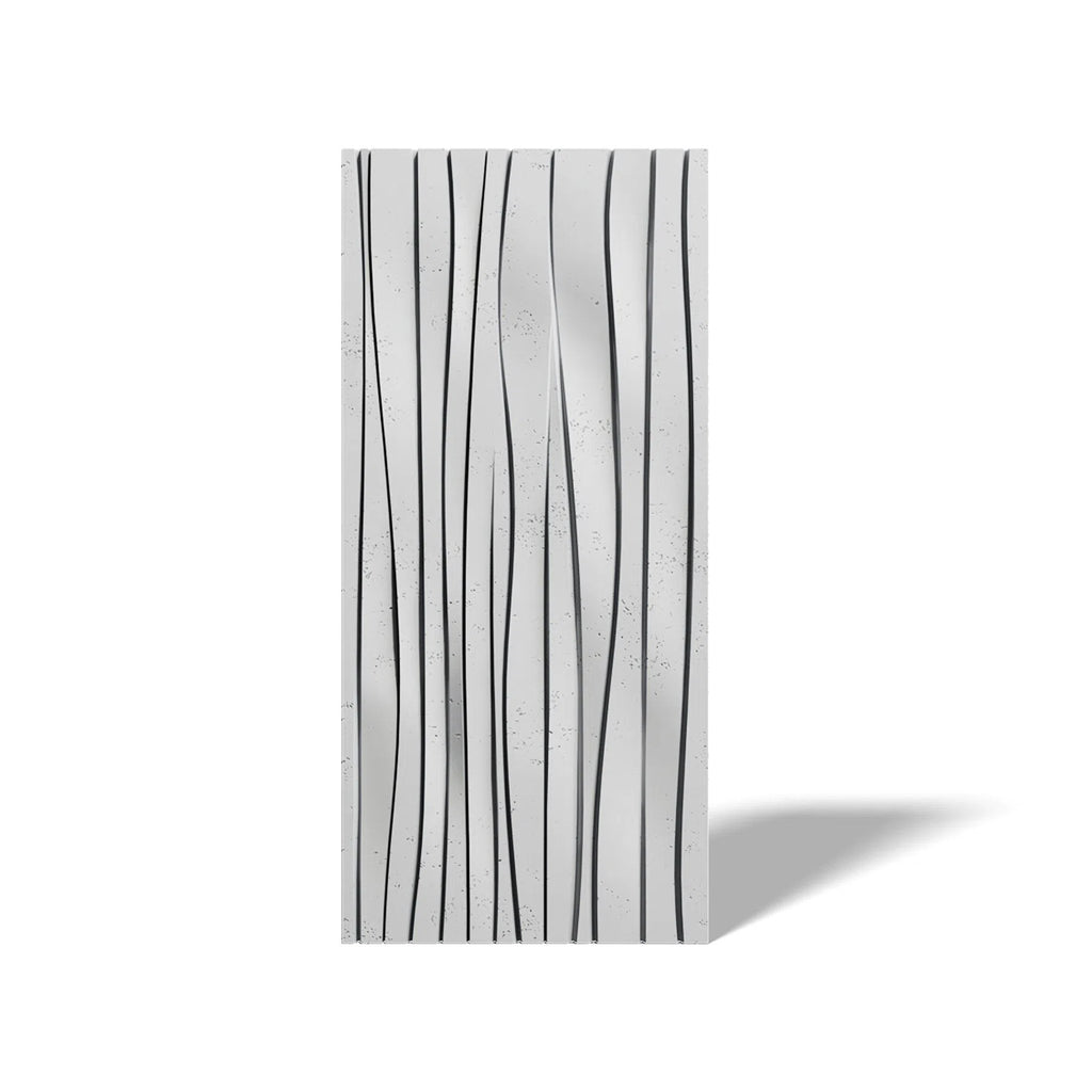 3D Concrete Wall Panel WAVES on white background | DecorMania UK