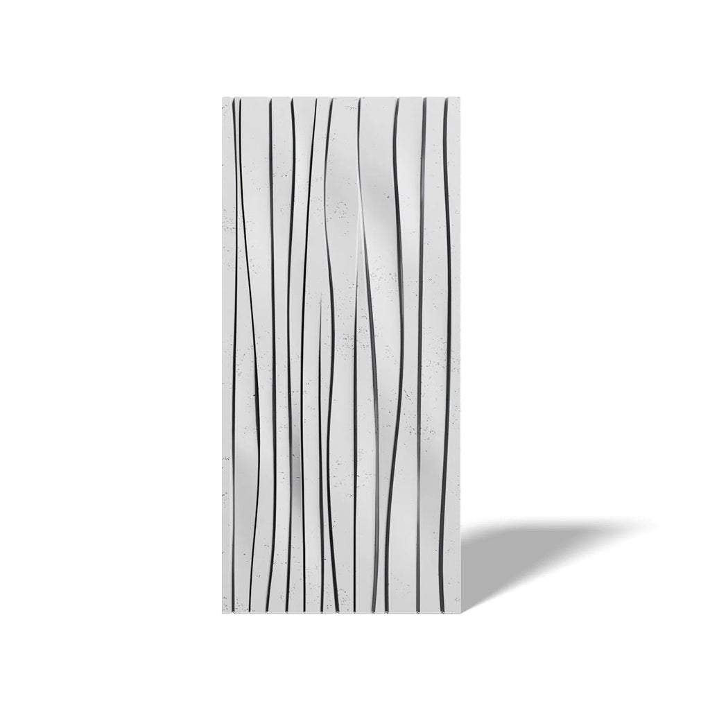 3D Concrete Wall Panel WAVES on white background | DecorMania UK