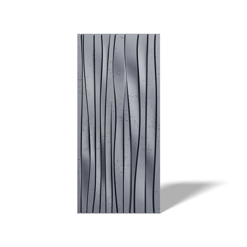 3D Concrete Wall Panel WAVES on a white background | DecorMania UK