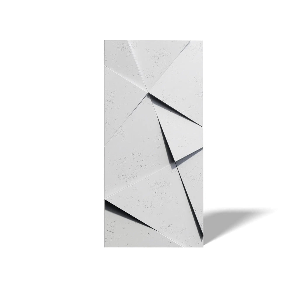 3D Concrete Wall Panels CRYSTAL on white background | DecorMania UK