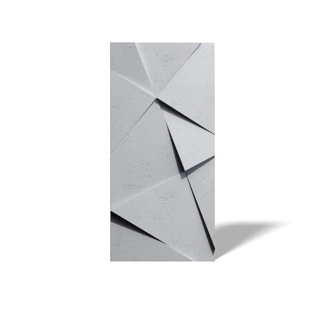 3D Concrete Wall Panels CRYSTAL on white background  | DecorMania UK