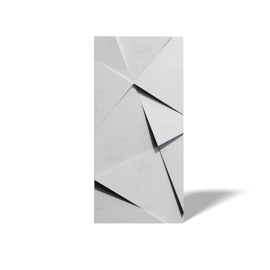 3D Concrete Wall Panels CRYSTAL on white background | DecorMania UK
