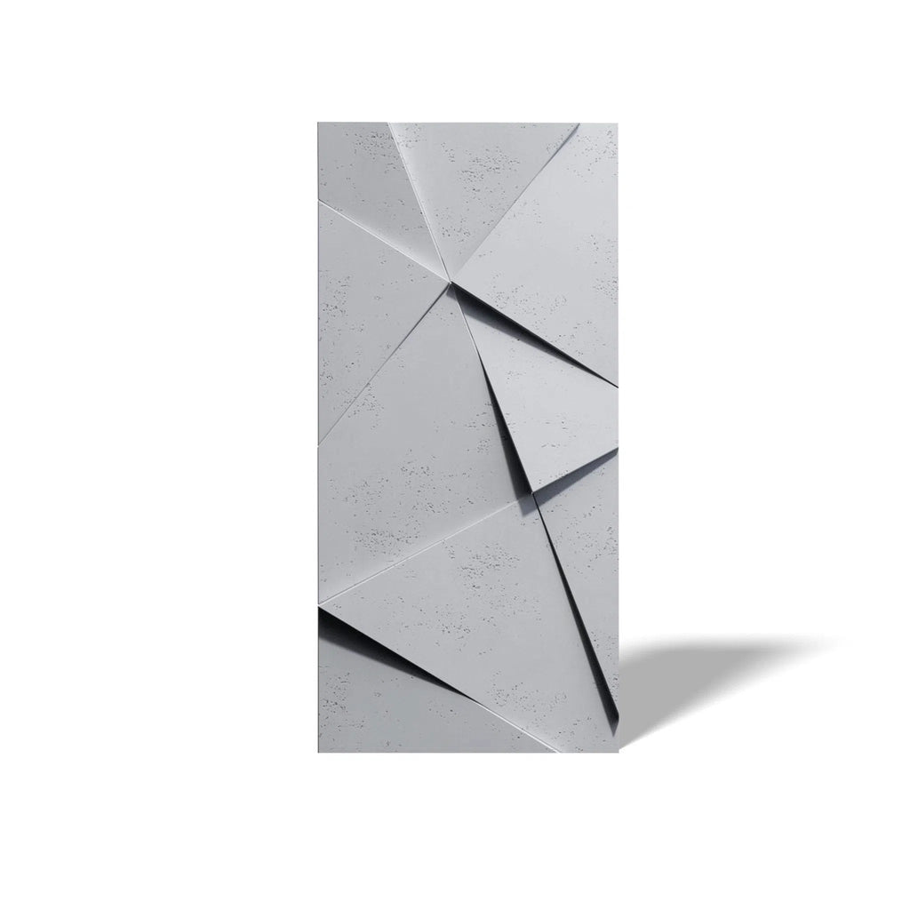 3D Concrete Wall Panels CRYSTAL on white background | DecorMania UK
