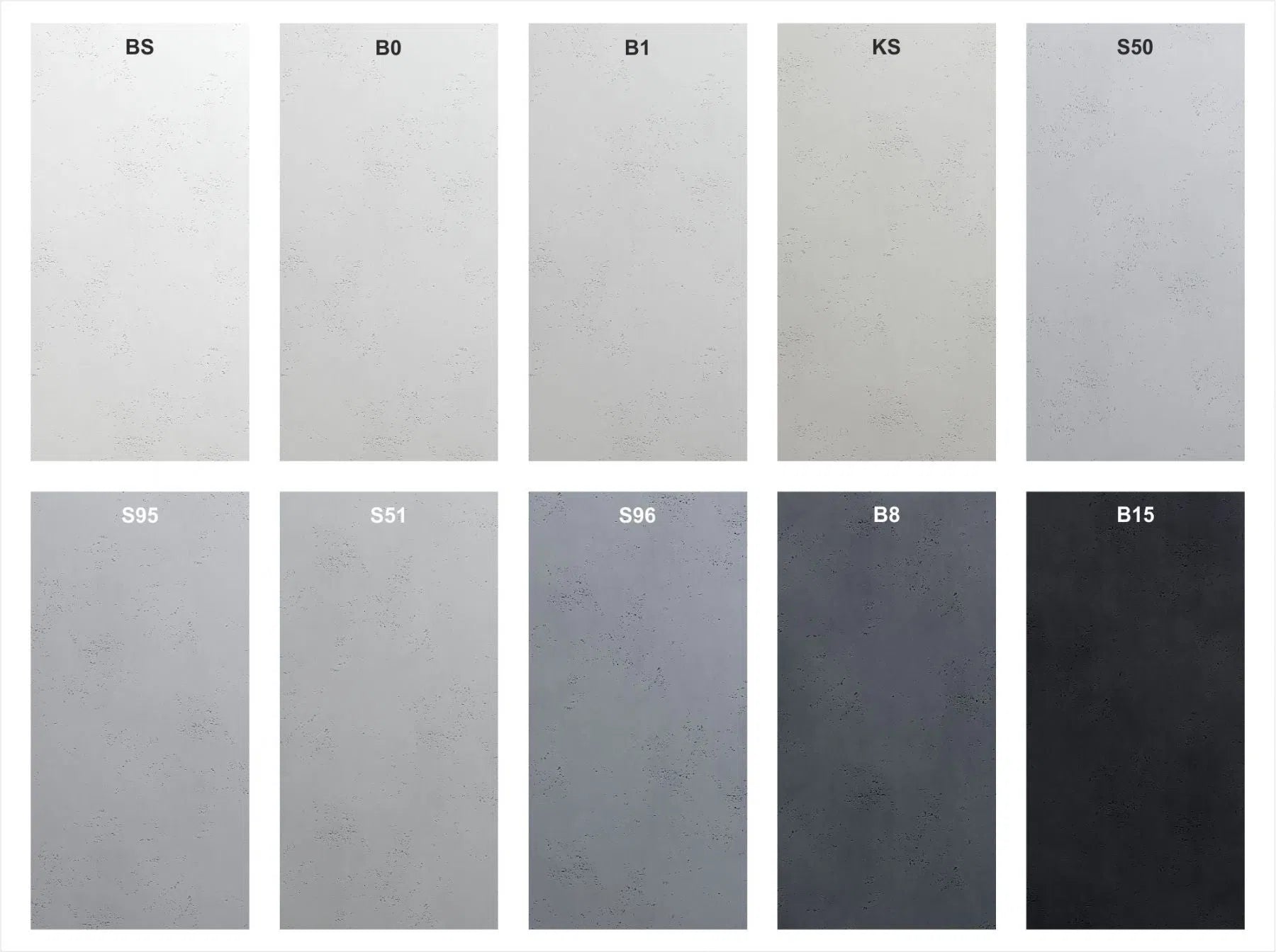 Concrete Wall Panel EXTERIOR - 100 x 50 cm in various colors | DecoMania UK 