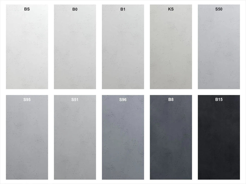 Concrete Wall Panel EXTERIOR - 150 x 75 cm - in various colors  | DecorMania UK
