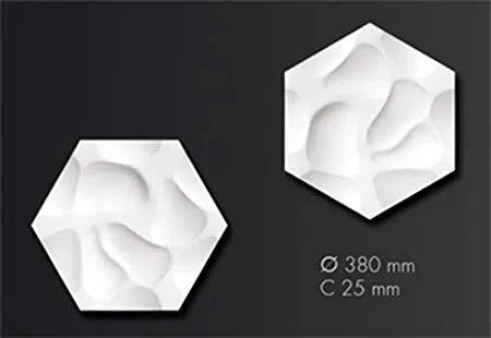 Dimensions of CORAL 3D WALL Tile - Arstyl Panels | DecorMania UK 