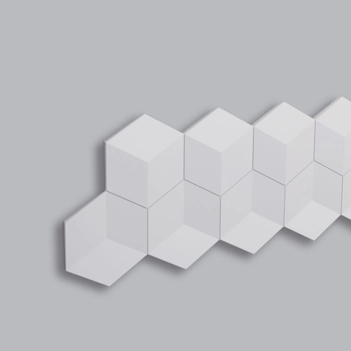 Close-up view of CUBE 3D ARSTYL WALL Panels 1PC | DecorMania UK 