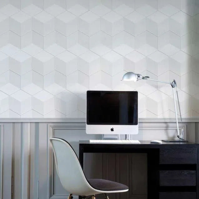 CUBE 3D Wall Panels ARSTYL® in a contemporary office, adding a sleek and stylish texture to the wall | DecorMania UK