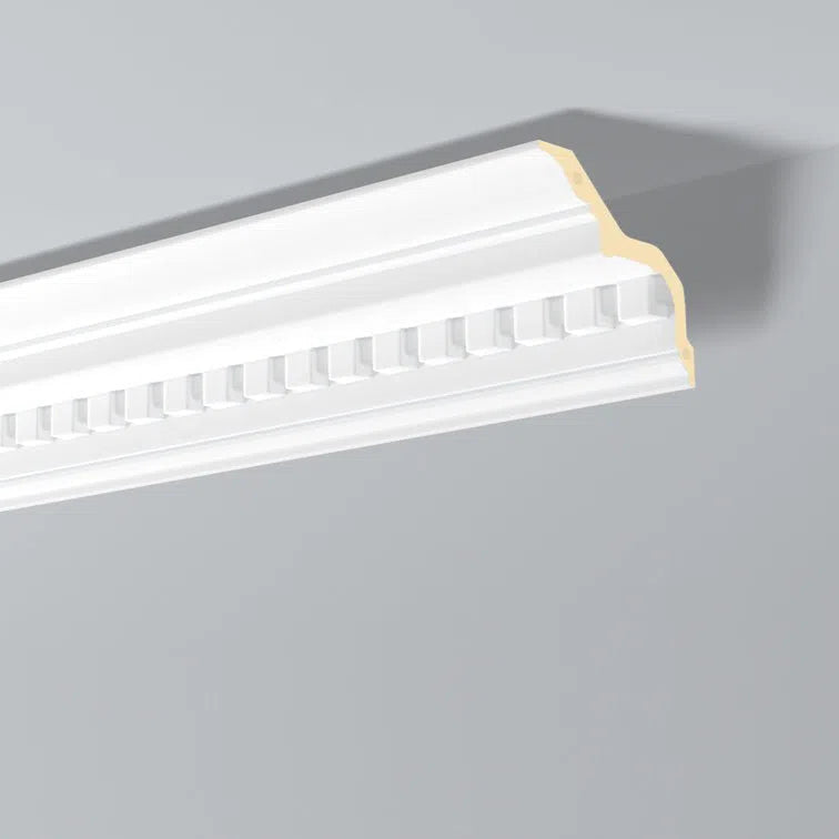 DANIELLA Z5 ARSTYL® 2.44M Ceiling coving on a grey ceiling | DecorMania UK