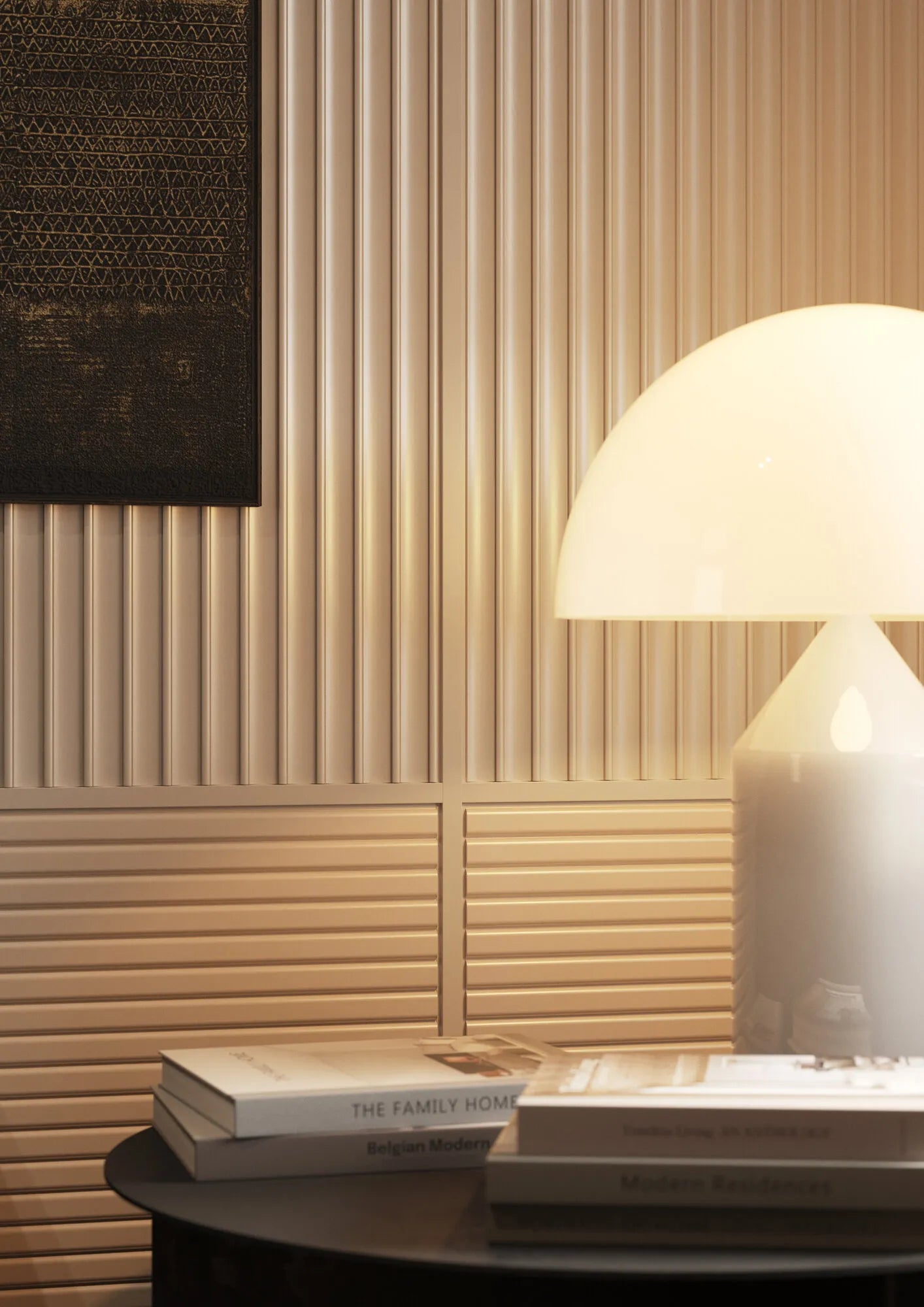 Close up view of DORIQUE Arstyl® 3D Wall Panels showcasing its elegant texture | DecorMania UK