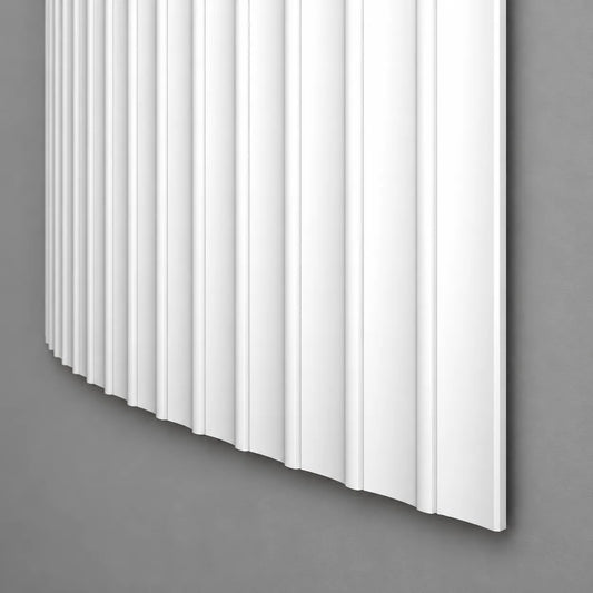 DORIQUE FLEX ARSTYL flexible decorative wall panel with classical fluted three-dimensional design