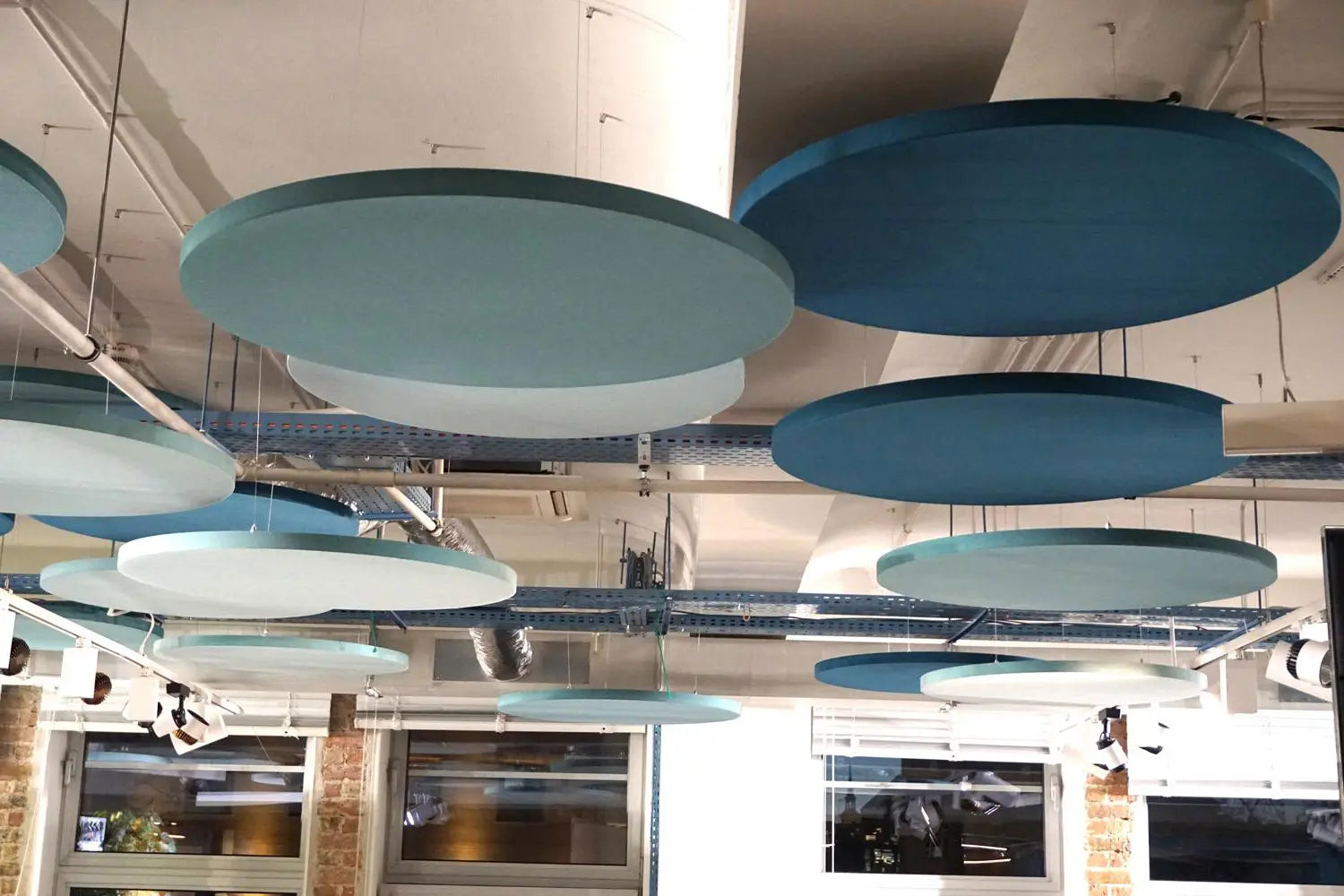 Dot AIR - Acoustic Suspended Ceiling Panel blue composition Decormania UK
