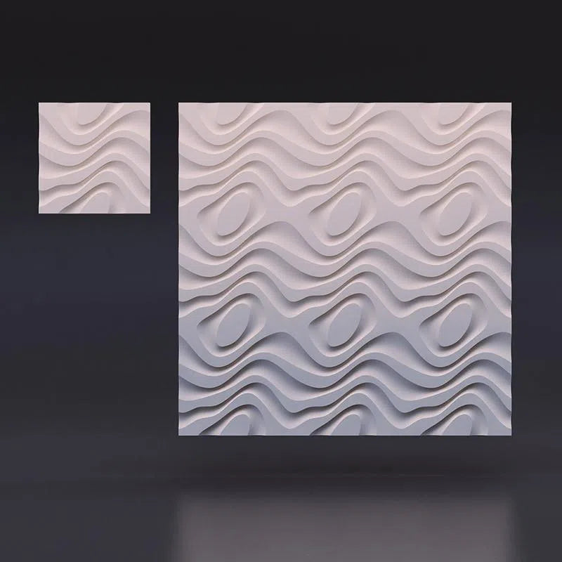 Close up view  of Gypsum Panels model Dry stream | DecorMania UK
