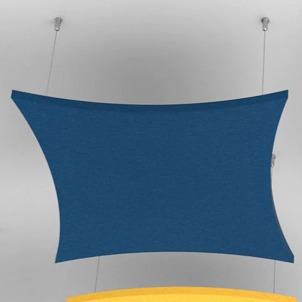 Echo AIR Acoustic Suspended Ceiling Panel on grey ceiling Decormania UK