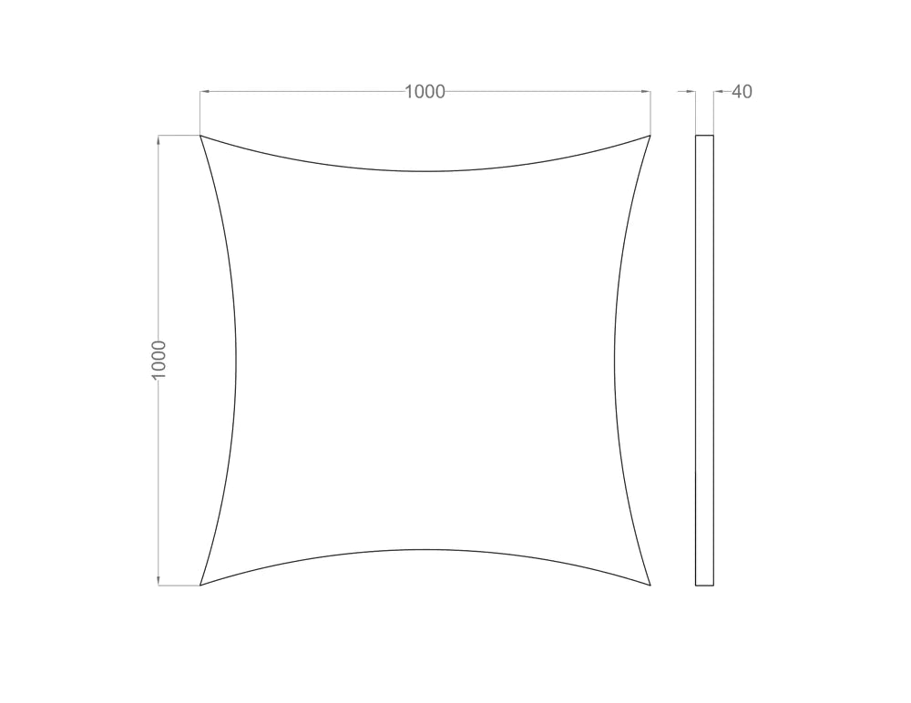 Echo AIR - Acoustic Suspended Ceiling Panel on white background Decormania UK