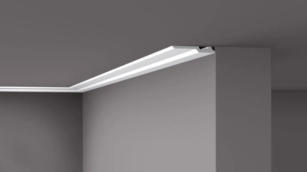 FD22 2M WALLSTYL SKIRTING BOARD on grey ceiling  | DecorMania UK