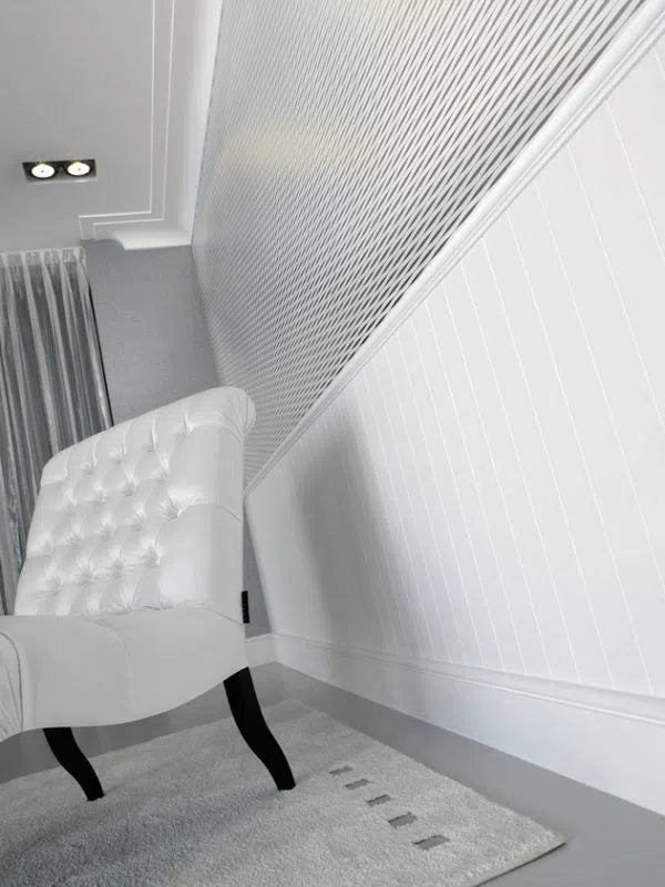 FL4 2M WALLSTYL SKIRTING BOARD - Skirtings in the white classic style interior  | DecorMania UK