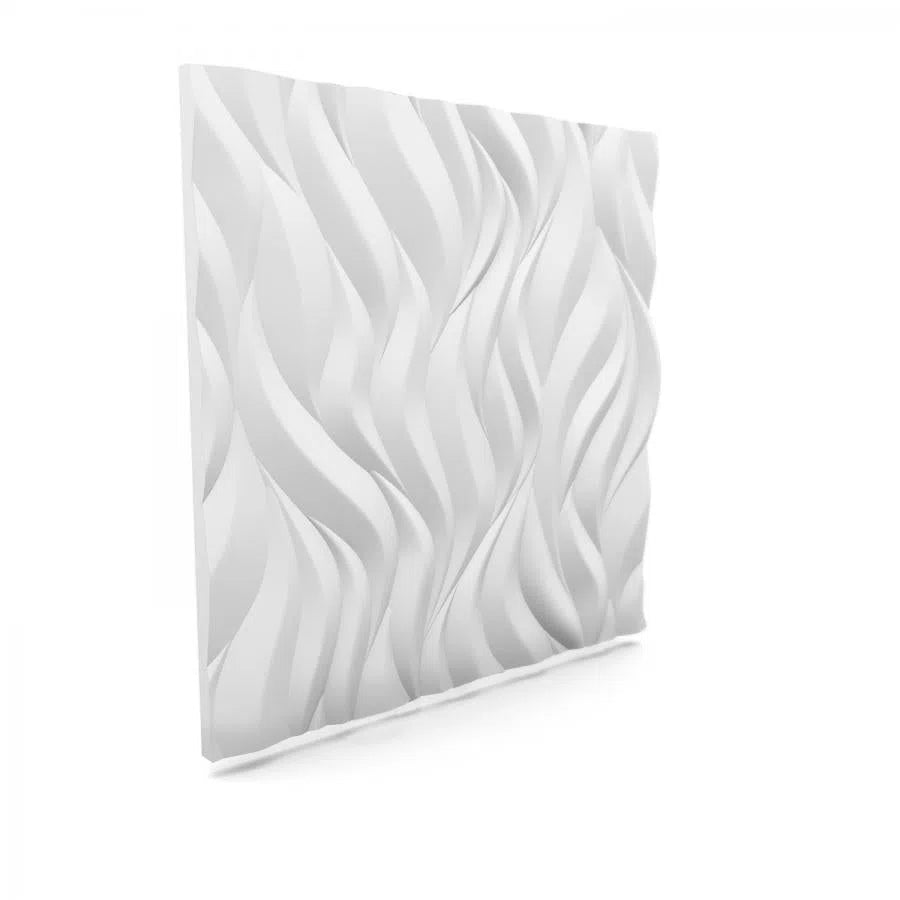 FLAMES 3D Wall Panel Model 05 - 3D Polystyrene Wall Panels on white background | DecorMania UK