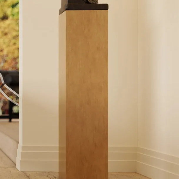 White FT18 WALLSTYL skirting board with stepped architectural profile in a refined interior
