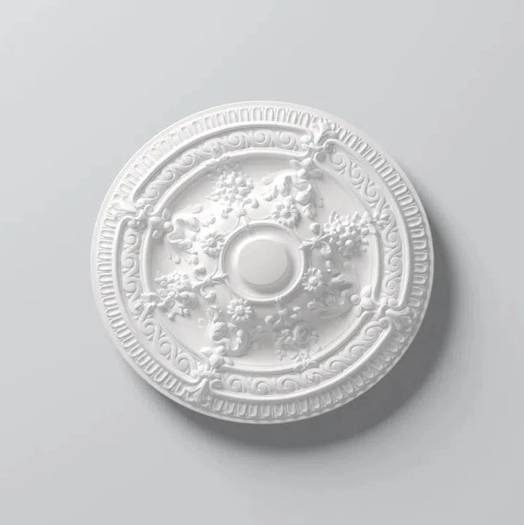 HELENA R11 ARSTYL Ceiling Rose on white background | DecorMania UK 